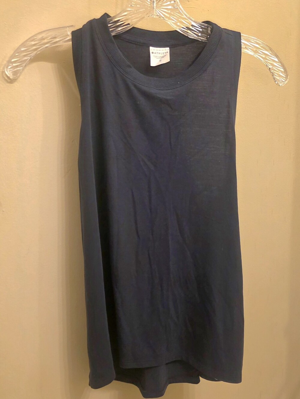 Athleta Sleeveless Tank in Deep Navy Blue